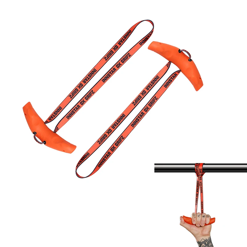 

Ручки для фитнеса Ox Horn Gym с антискользящим покрытием, прочные нейлоновые ремни, аксессуары для силовых тренировок и подтягиваний.