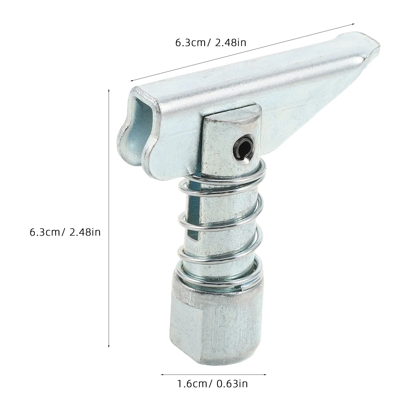 3Pcs Forklift Limit Lock Pin Heavy Duty Metal Large Base Spring Loaded Precision Positioning Fork Positioner Stop Pin for 3 Ton