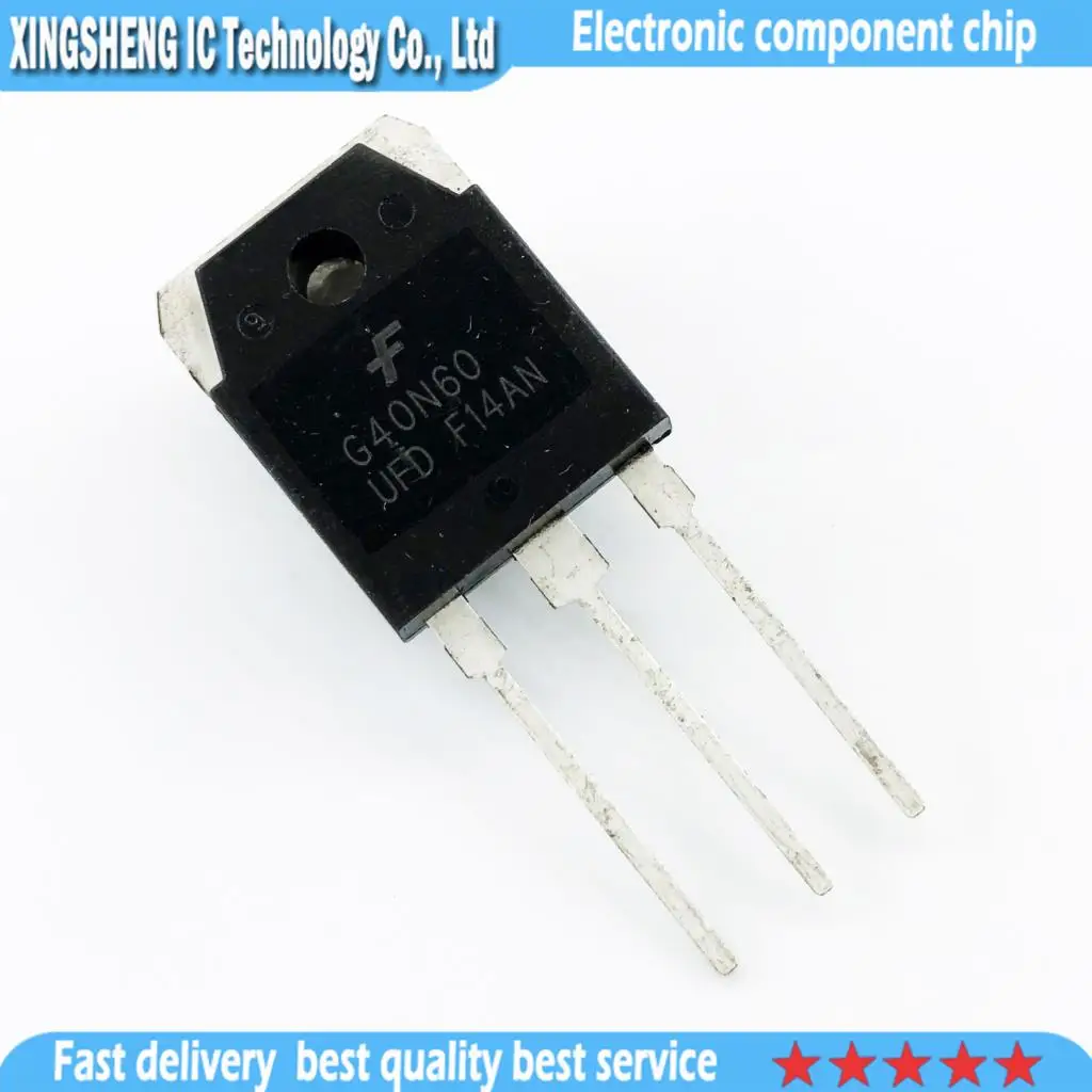 10pcs/lot SGH40N60UFD G40N60UFD G40N60 IGBT Transistors 600V 40A 160W TO3P In Stock