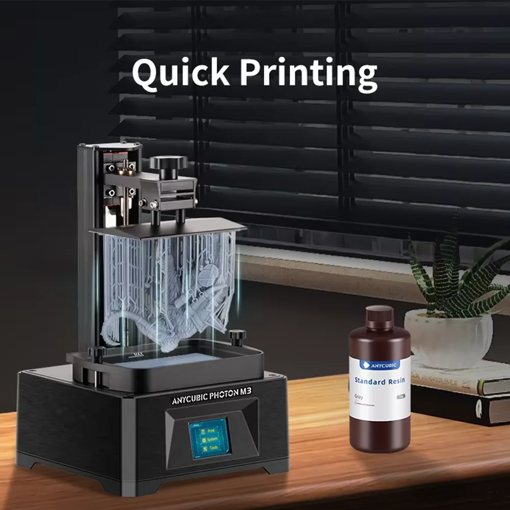 ANYCUBIC 광자 3D 프린터용 표준 송진 UV 송진, 고정밀 UV 포토폴리머 송진 인쇄 재료, 405nm, 10kg