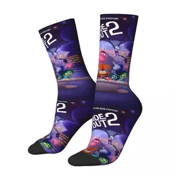 Winter Warm Crazy Design Men's Women's Inside Out Cartoon Socks Breathable Crew Socks