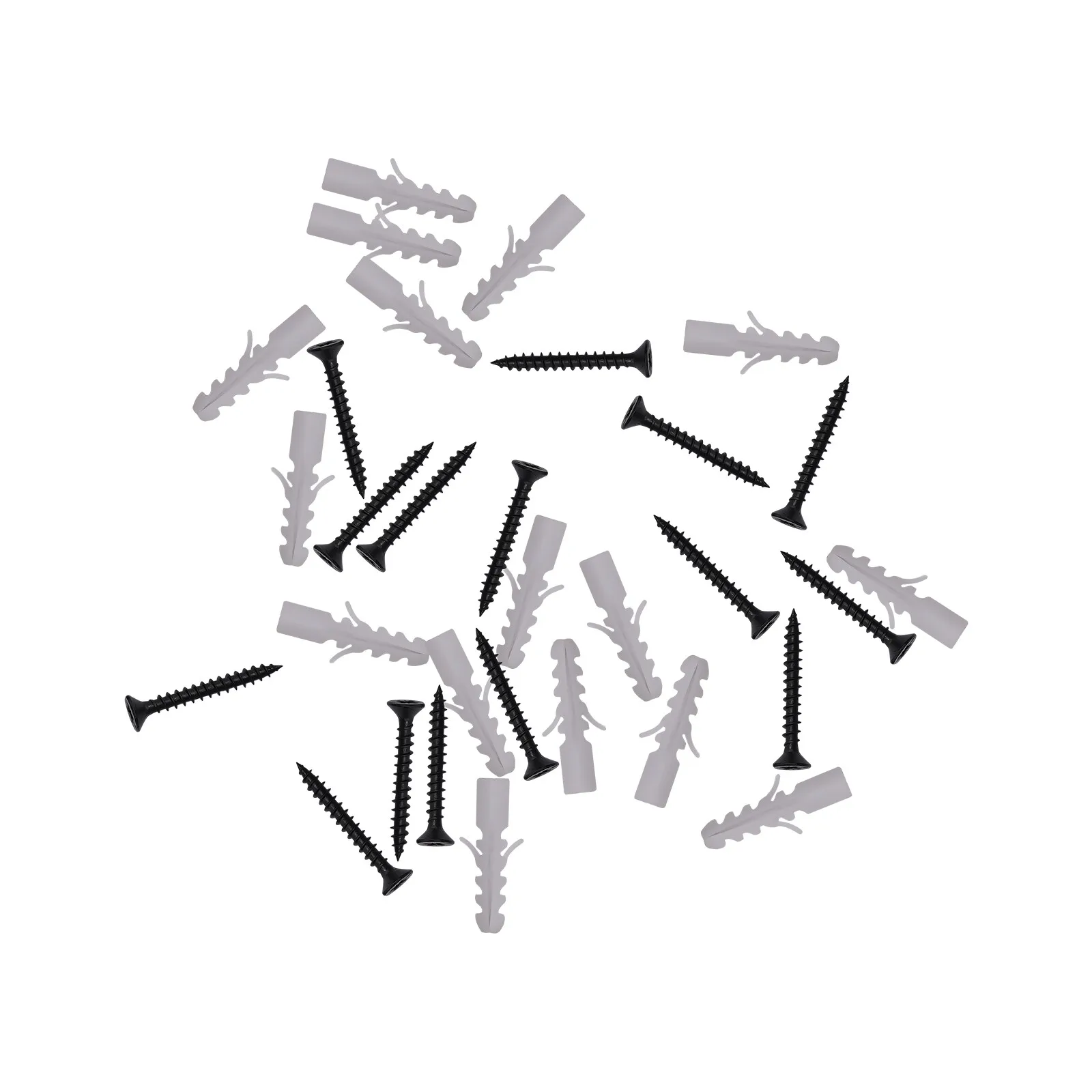 2.44m/8FT Black Iron Handrail Steps Retro Outdoor Indoor Stair Railing Hand Rail Kit