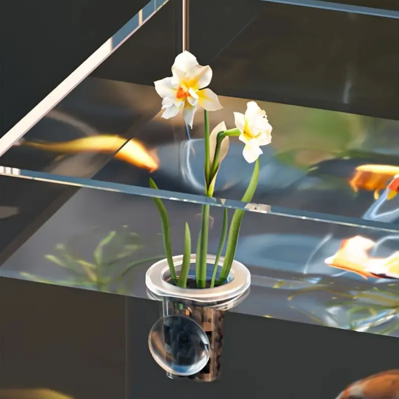 

Гидропонная корзина для выращивания растений, пластиковая глубокая чаша для беспочвенного выращивания овощей в аквариуме, устройство для фиксации корней, для дома