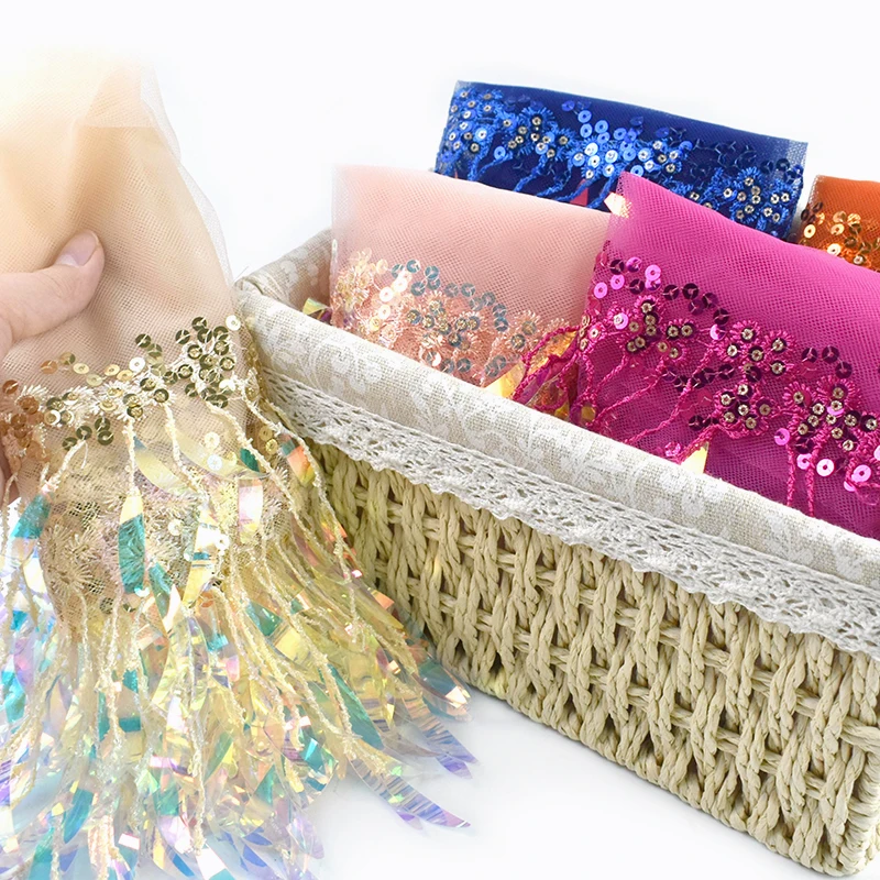 3/5/10Yards 15cm Mesh Tassels  - Fringe Ribbon Sewing recension och pris