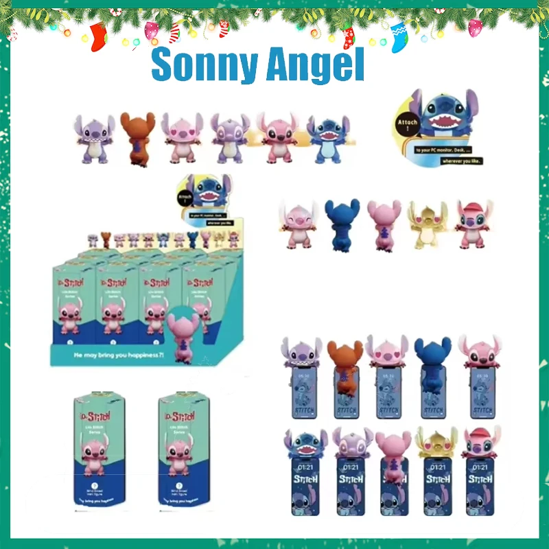 

Stitch Sonny Angel Surprise Blind Box Party Angel Mysterious Blind Box Cute Anime Figures Christmas Model Doll Gifts Kids Toys