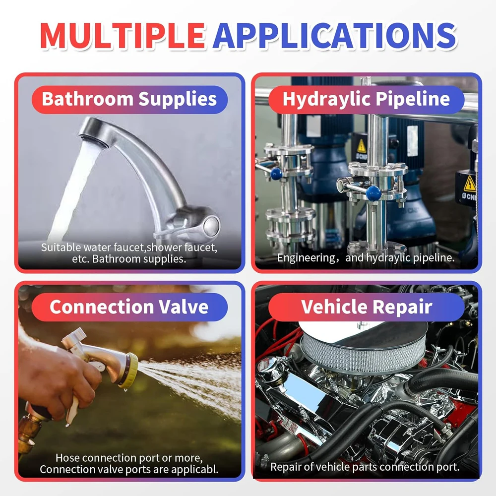 Universal Nitrilo Rubber O-Ring Sortimento Set, O-Ring, Junta de vedação para encanamento, Reparação Automotiva Faucet, 32 tamanhos, 419 Pcs, 225Pcs