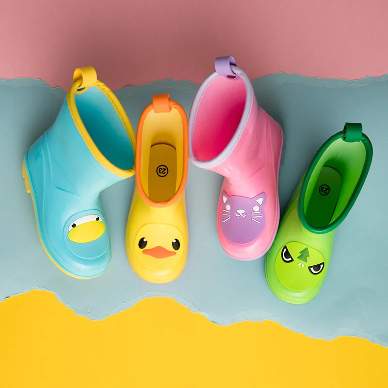 

Kids Animal Rain Boots 2025, Cute Soft Sole Non-Slip Waterproof Boots for Boys & Girls, Lightweight Garden Booties for Kindergar