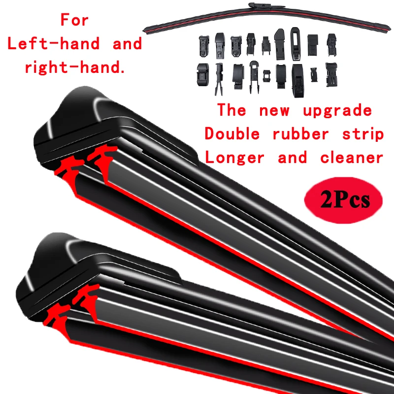 

For Hyundai Elantra Avante RD XD HD MD AD CN 1995 2000 2002 2006 2008 2011 2015 2020 2022 Double Rubber Windshield Wiper Blade