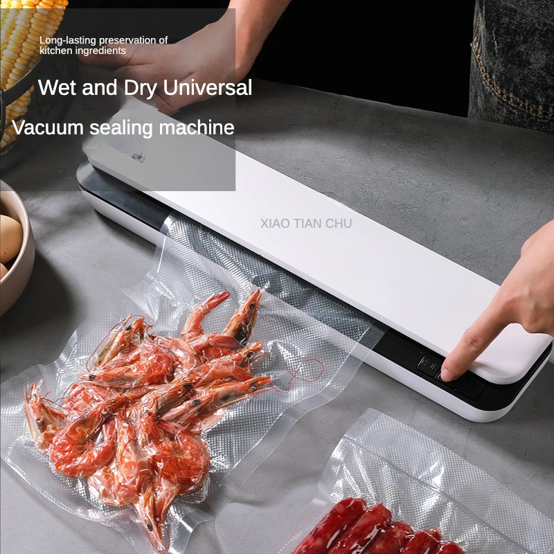 المنزلية ختم آلة الغذاء التلقائي البلاستيك ختم فراغ المطبخ الجاف الرطب فراغ الحفاظ على آلة التعبئة والتغليف 30 سنتيمتر