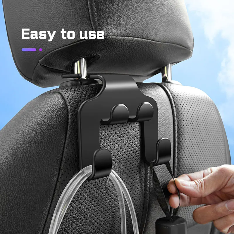 

Car Dual Hooks for Alfa Romeo MiTo Giulia Giulietta 147 156 159 166 Auto Seat Back Hook Hanger Phone Bags Organizer Accessories