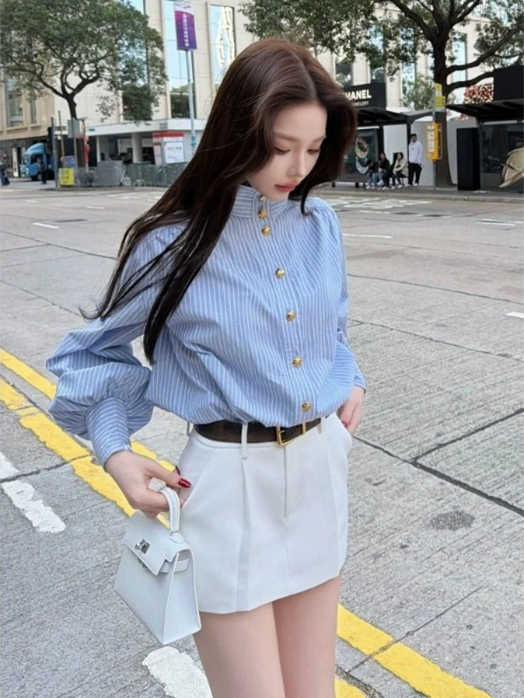 Women'S Fashion Trends 2026 Spring Summer - 2026 봄 신상 여성 블루 스트라이프
