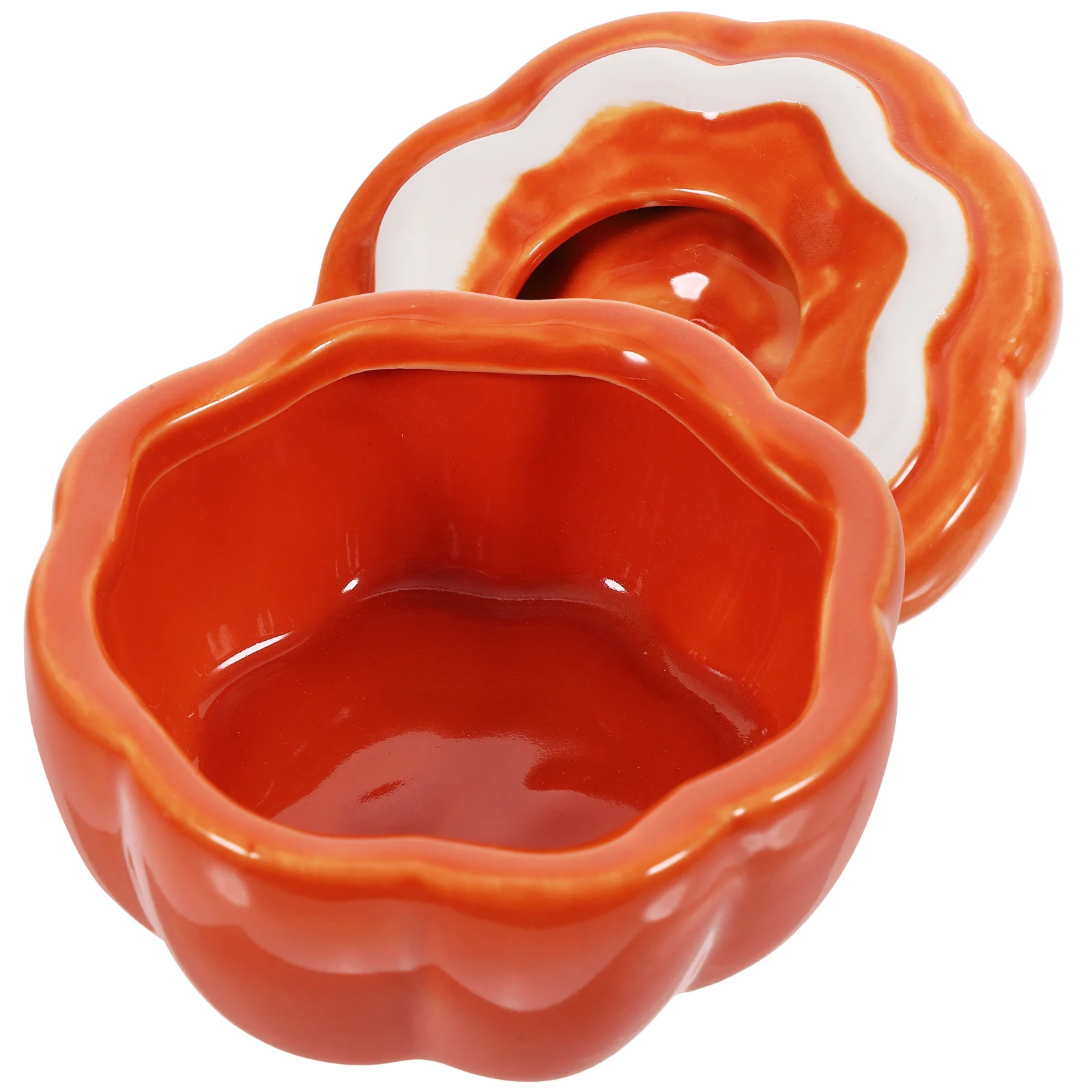 

1Pc Ceramic Pumpkin Jar Tealight Holder Pumpkin Candle Cup Pumpkin Candlestick Halloween Party Decoration Candlestick Holder