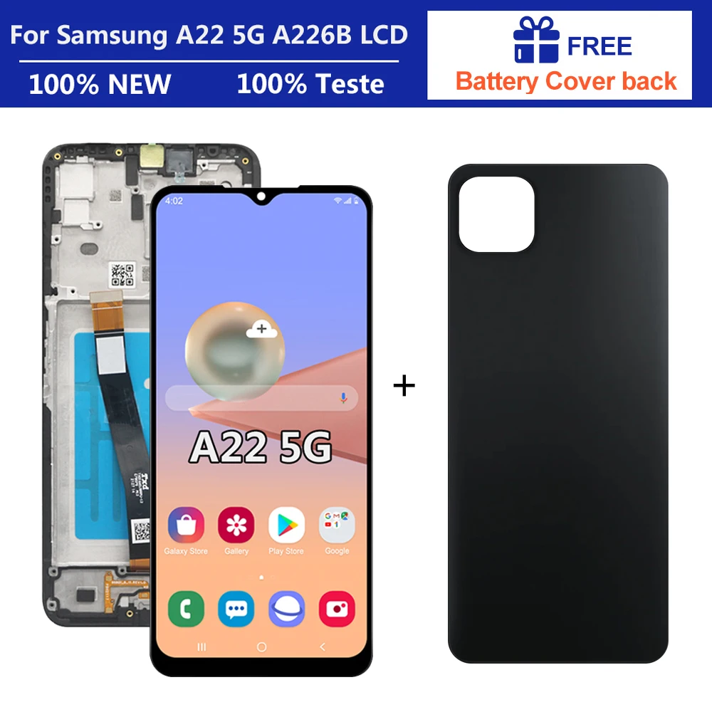 6.6\'\' High Quality For Samsung A22 5G A226B LCD Touch Screen Digitizer Assembly For Samsung SM-A226B SM-A226B/DS Display