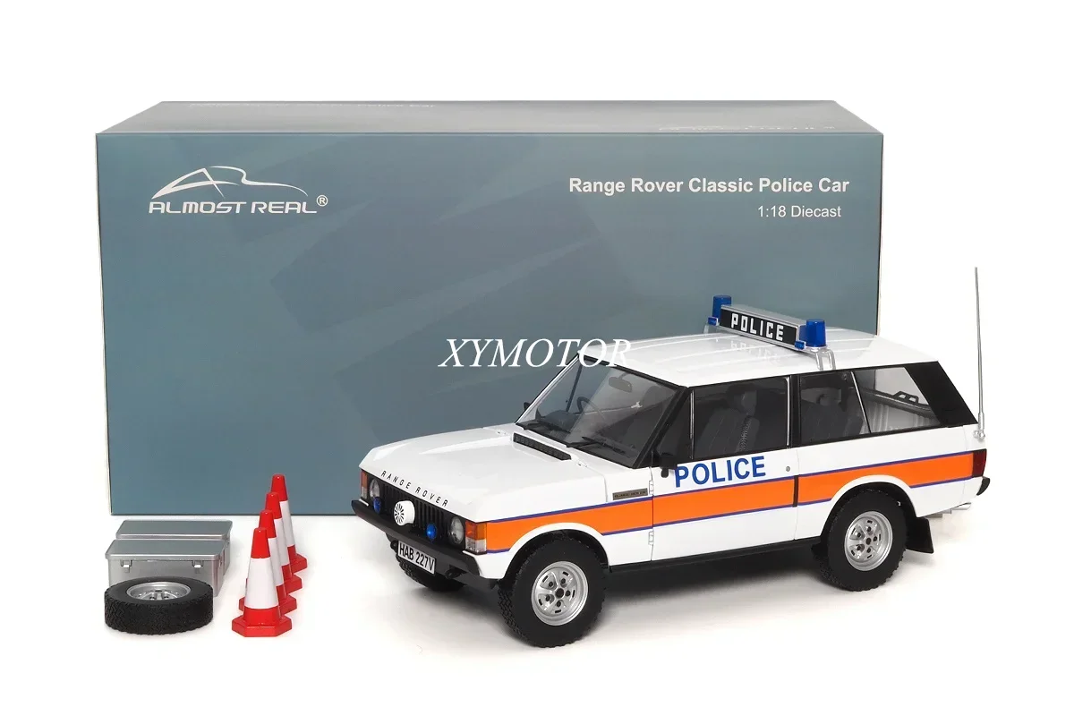 

Almost Real 1/18 For Land Rover Range Rover 1970 Early 1st Police Car Metal Diecast Model Car Gifts Display Ornament Collection