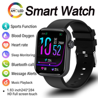 New Smart Watch Full Touch Screen Bluetooth Phone Call Sport Smart Watch Voice assistant Answer Call Fitness Sports Watches