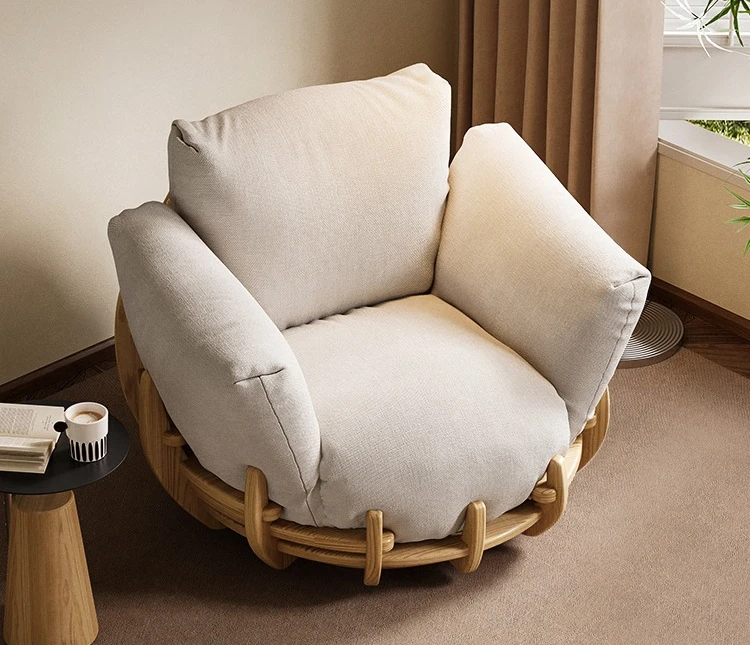 

Бревно Ветер 360° ° Вращающийся диван-кресло из хлопка и льна. Ленивое кресло для спальни, гостиной. Стул для отдыха70.세اتidade проведенияه.).ál измененийين