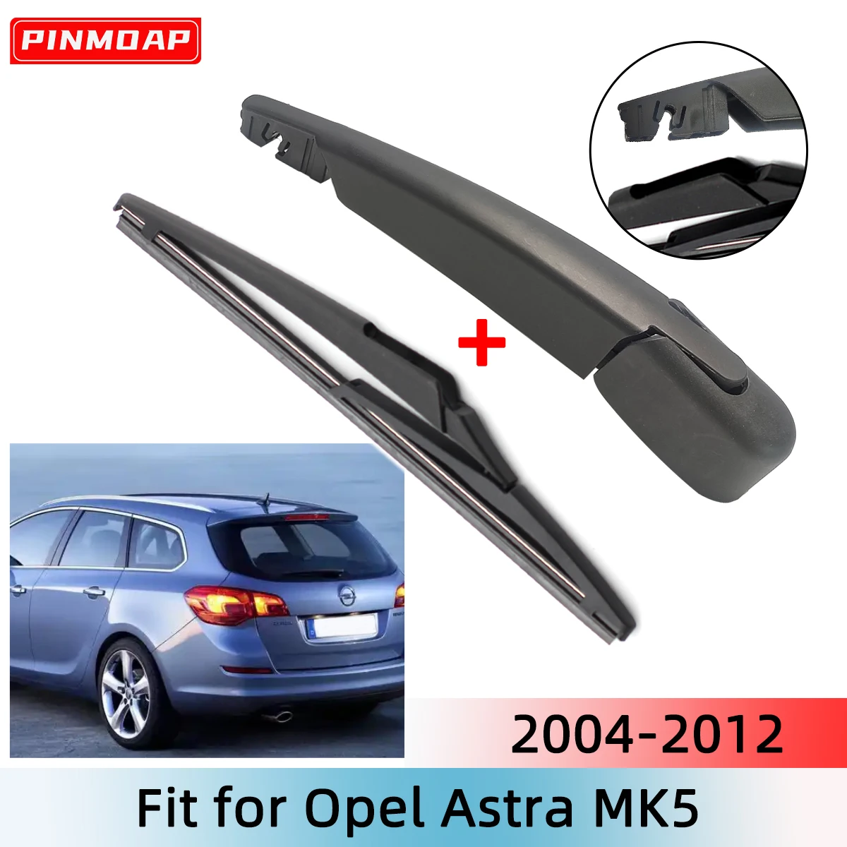 1/2PCS Heckscheibenwischerblatt Wischerarm Kit für Opel Astra MK5 2004--2012 Windschutzscheibe Windschutzscheibe Heckscheibe