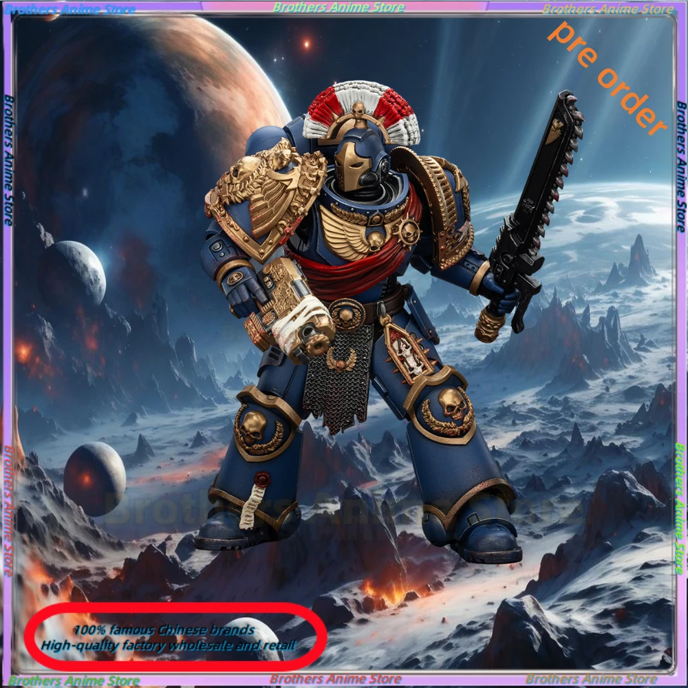 

JOYTOY Dark Source Warhammer 40K Extreme Warrior Blaster, цепная пила, меч, доспехи, солдатская экшн-кукла, коллекция подарков