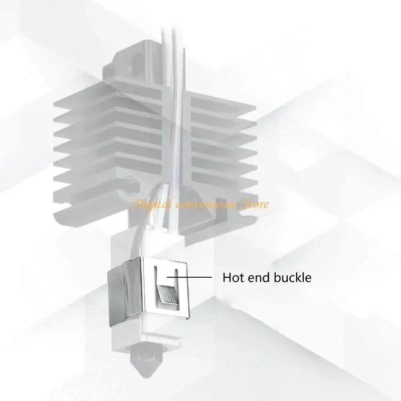 

97QA Heating Tube Ceramic Cartridge 48W/60W Hotend Heater Thermistor Replacement