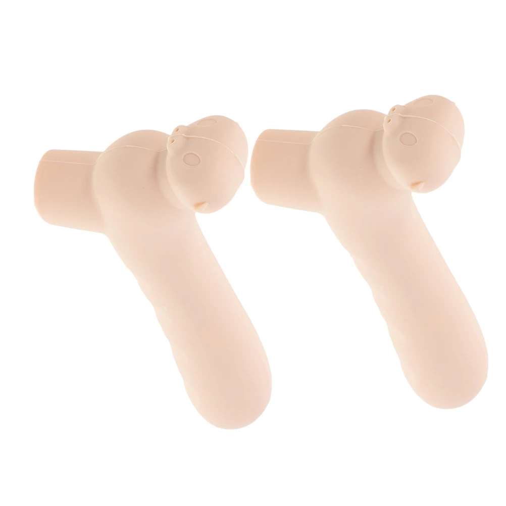 

2Pcs Door Handle Protective Cover Silicone Anti-Collision Soft Door Handle Sleeve Safety Protector for Home Use