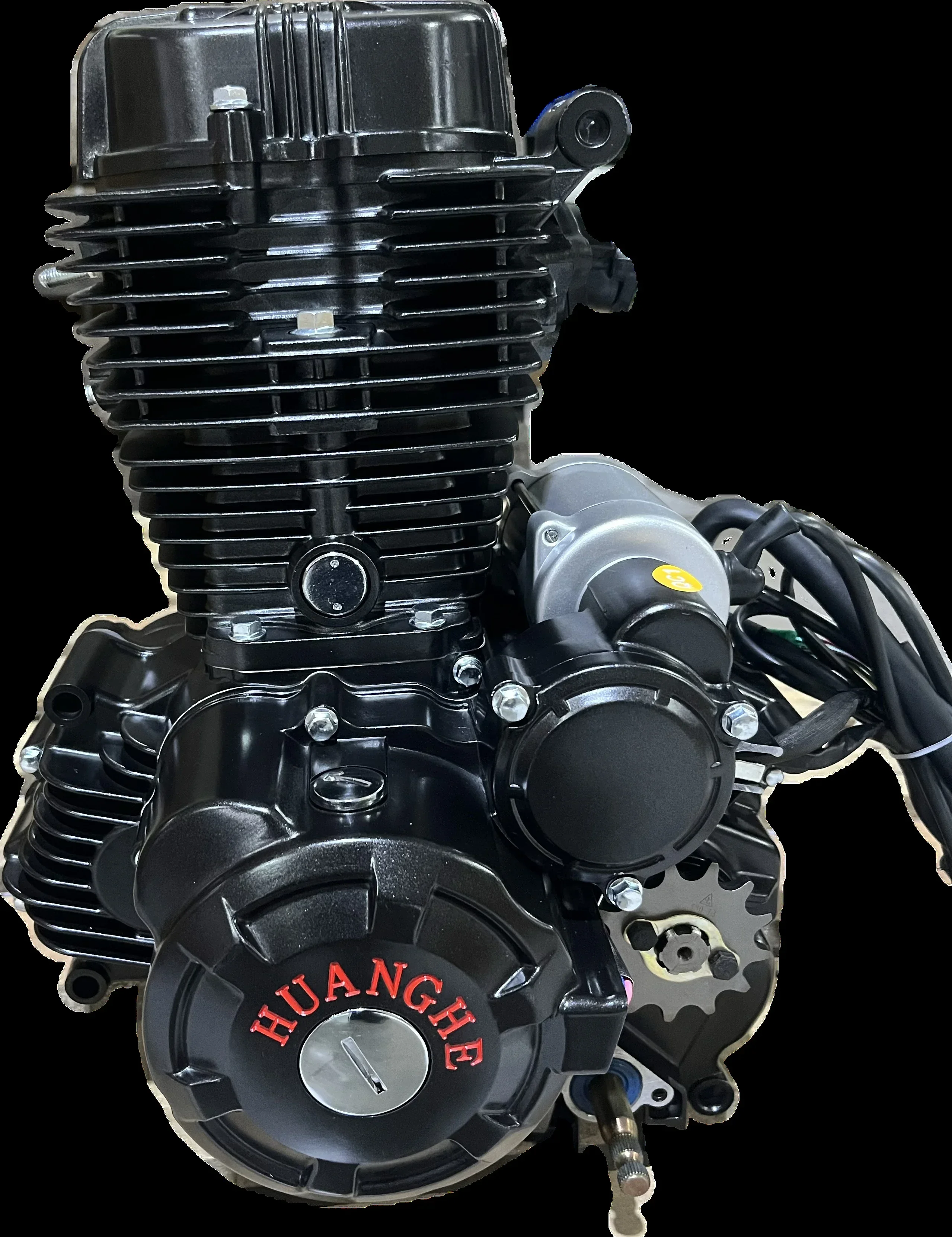 Hot Selling 250CC Motorcycle Engine Assembled Air Cooling With Balanced Shaft 5 Gear