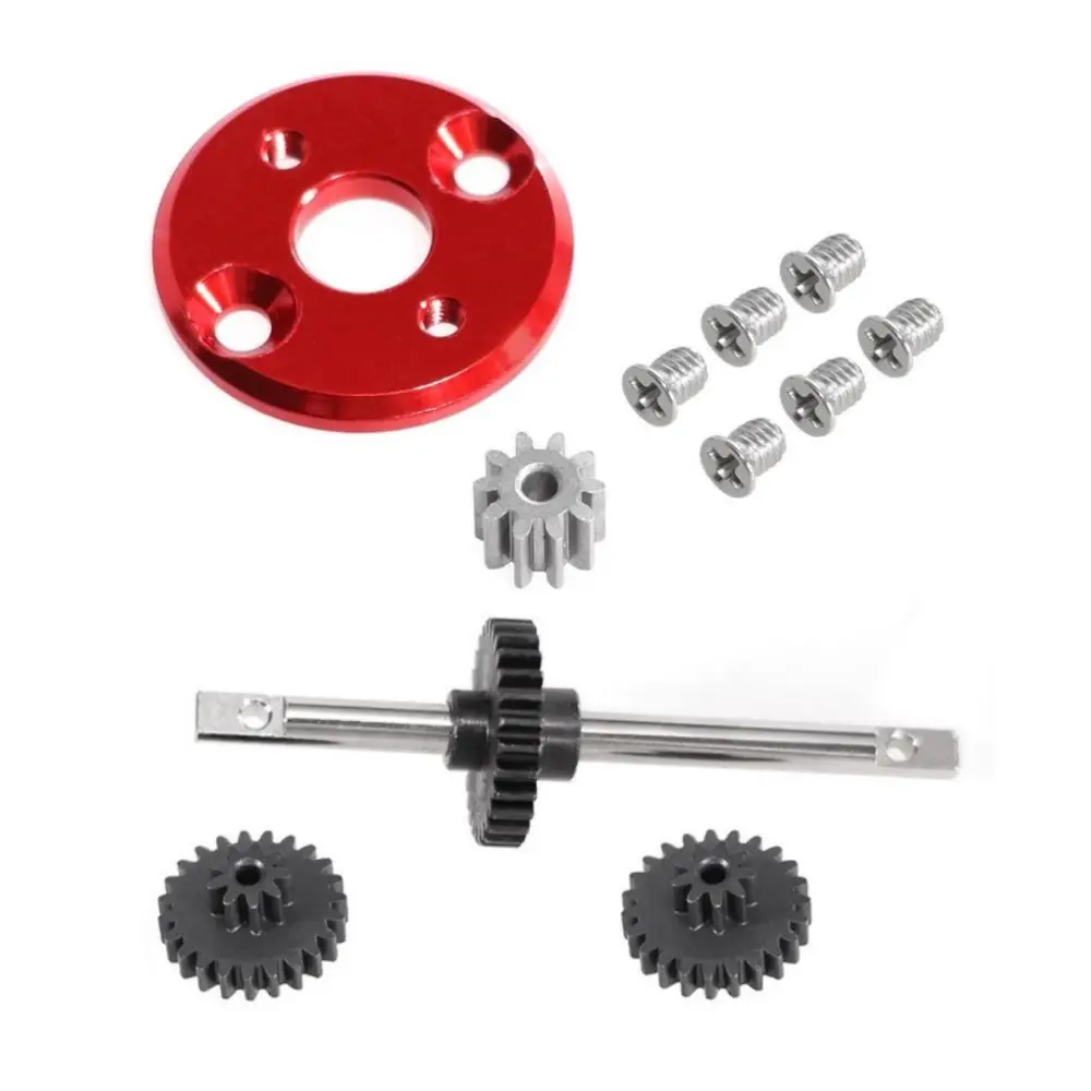 مجموعة تروس نقل الحركة المعدنية تصاعد دائم 370 قوس المحرك RC ترقية أجزاء السيارة 1/12 مقياس ل MN78 MN82 MN168 LC79 #5