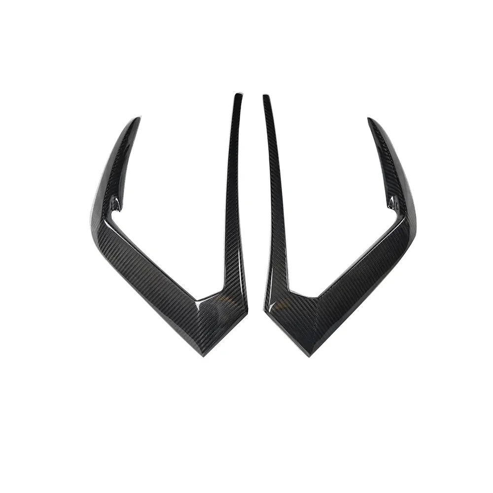 High Level Material Carbon Fiber Car Rear Bumper Vent Cover Rear Canards For Lambor Urus 2018-2019