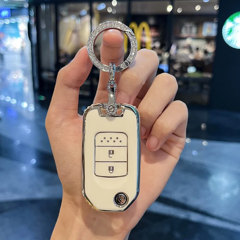 

Набор сумок для ключей от автомобиля Honda CRV Ling Pai, красочный XRV Fido Civic Crown Road Accord Spyder, пряжка в виде ракушки