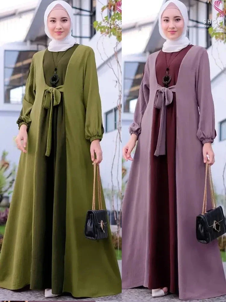 

Eid Abaya Dress Women Muslim Modest Long Dresses Saudi Arabia Islam Kaftan Robe Ramadan Caftan Kaftan Elegant Maxi Vestidos 2024