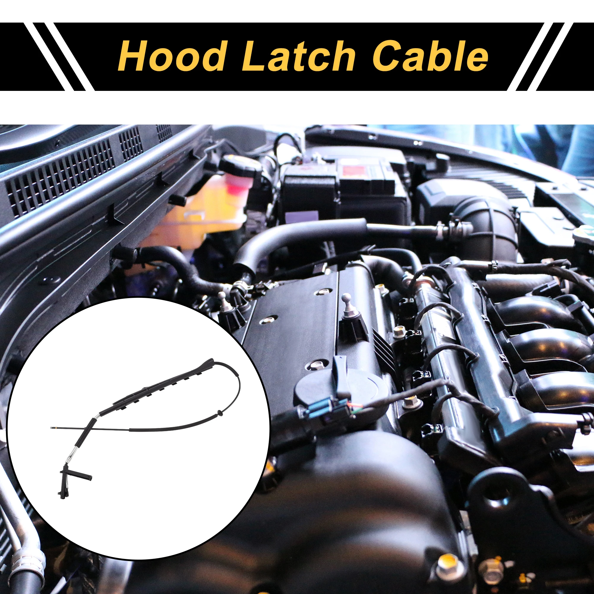 

UXCELL Hood Release Cable No.4L1823535 Hood Latch Cable for Audi Q7 2007-2015