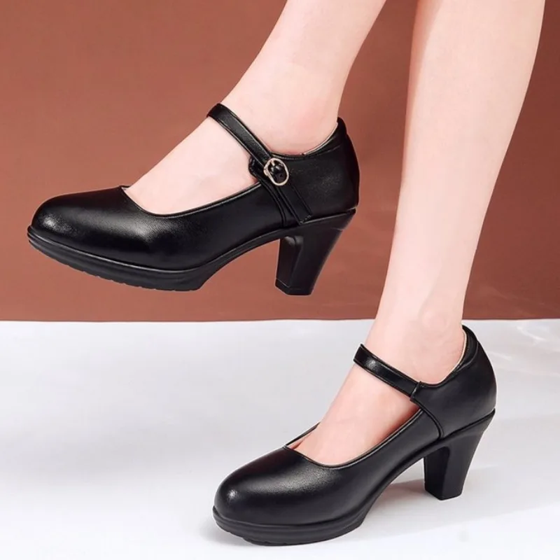 Modische Frühlings-Pumps mit Dünnen Absätzen für Damen, Elegante Schuhe in Übergrößen für Frauen