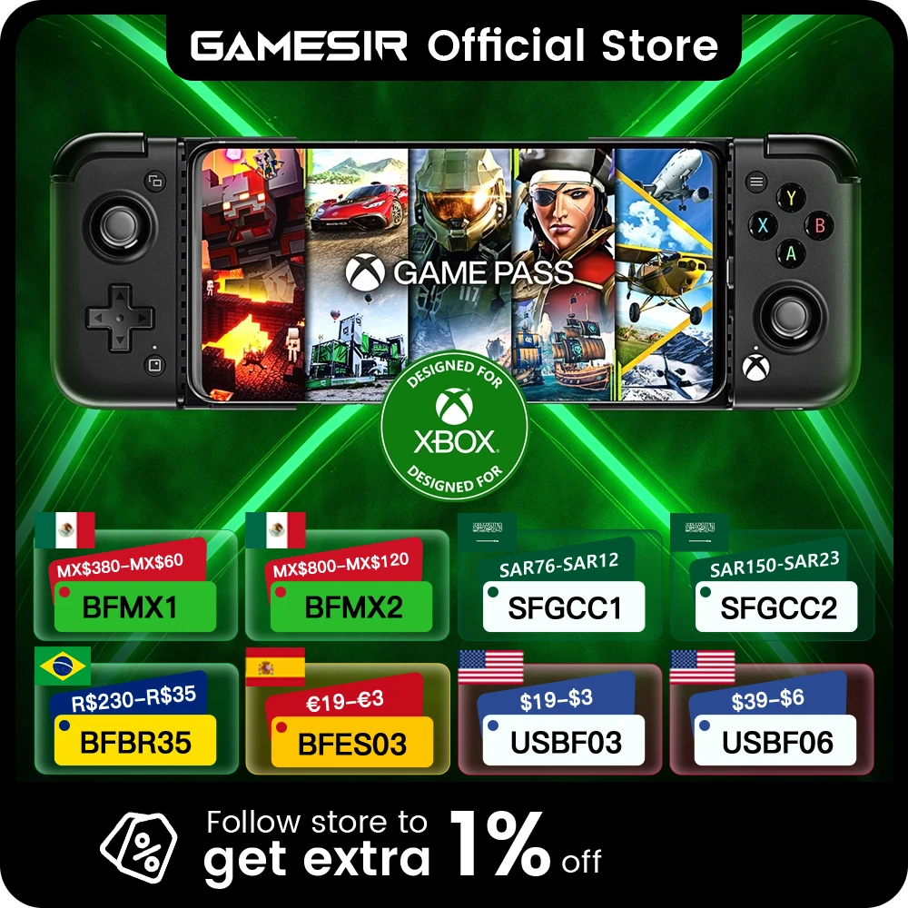 GameSir X2 Pro Xbox Gamepad Android Cellphone Game Controller for Xbox Game Pass xCloud STADIA GeForce Now Cloud Gaming