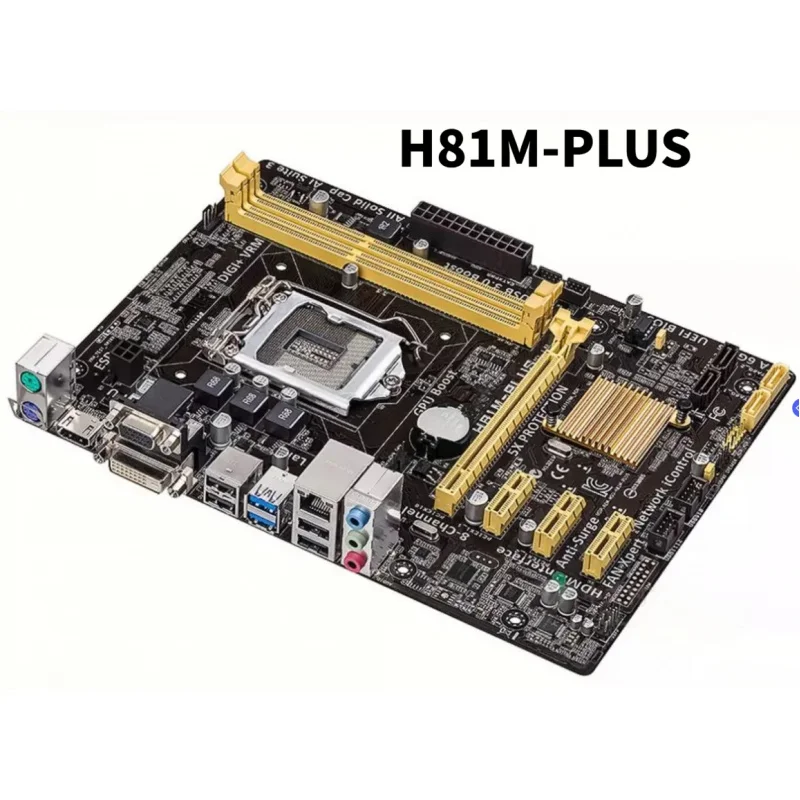 

Used for ASUS H81M-D R2.0 / H81M-E R2.0 / H81M-K / H81M-C / H81M-PLUS LGA 1150 mATX DDR3 Motherboards