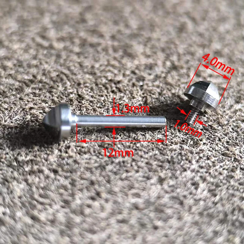 Waterproof Watch Strap End Connection Rod, Ouro, Prata, Rosa, Aço, Parafuso, 12mm