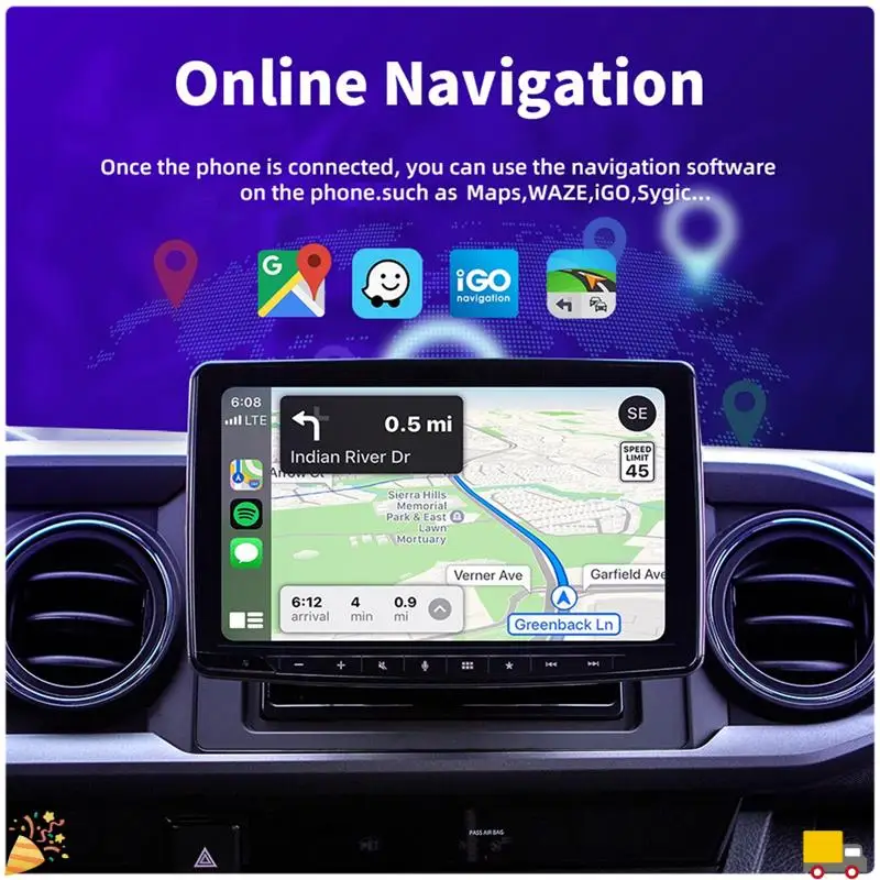Wired To Wireless Carplay Android Auto Wireless Car Adapter Smart Mini Box Plug And Play Wifi 2 In 1 Car AI Box