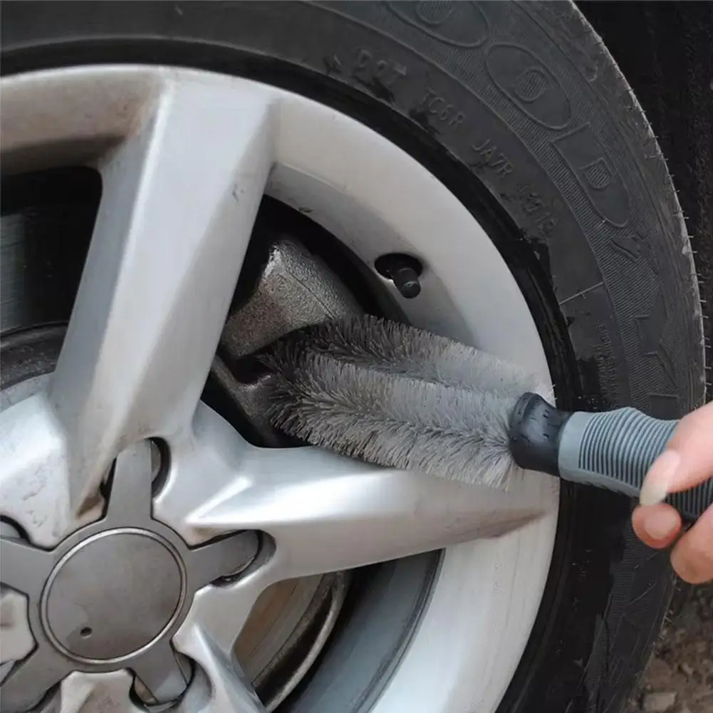 

Car Rim Scrubber Cleaner Duster Car Wheel Cleaning Rim Scrub Brush Washing Cleaner Car Brush Car Auto Accessories Tire Deta U4S6