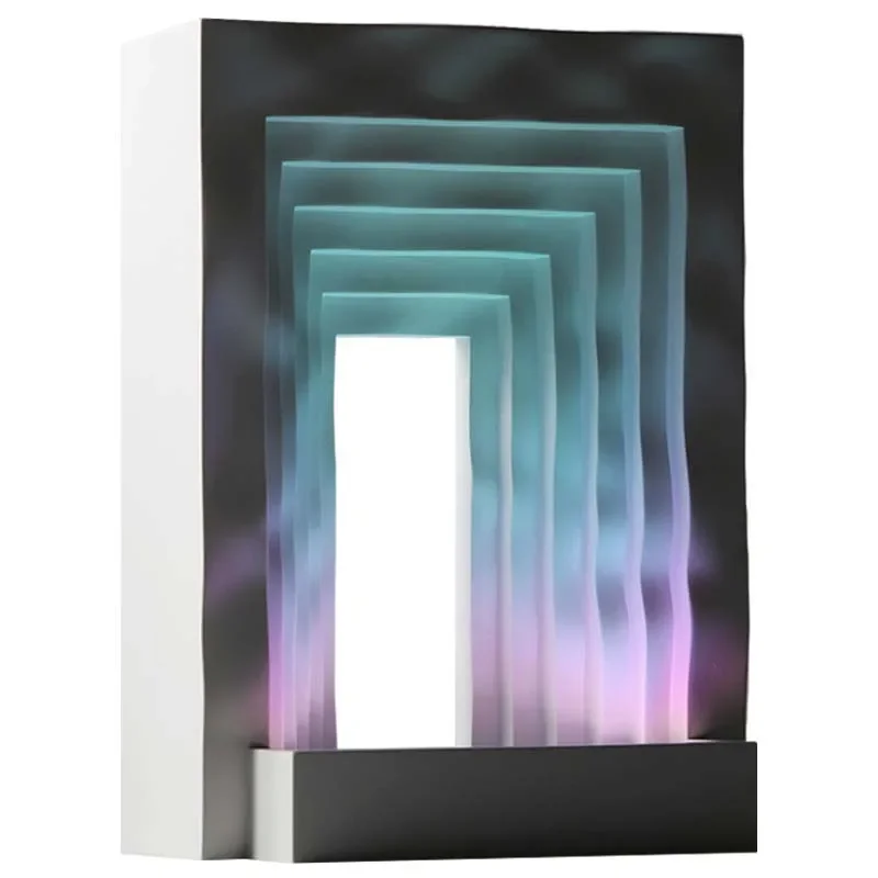 ضوء الليل تصميم الشعور أورورا غروب الشمس غرفة نوم خلفية جو عيد ميلاد الزفاف المشاركة هدية #5