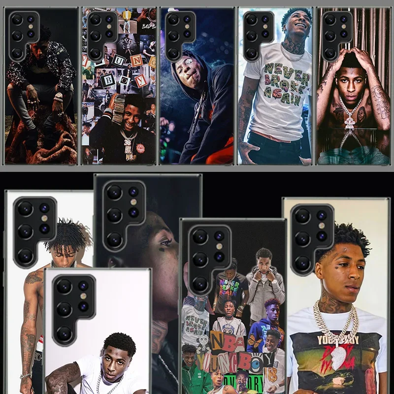 Youngboy Never Broke Again Cover For Samsung Galaxy S21 S20 S23 FE S22 S24 Ultra Phone Case S10 S10E S8 S9 Plus S7 Edge Clear Co