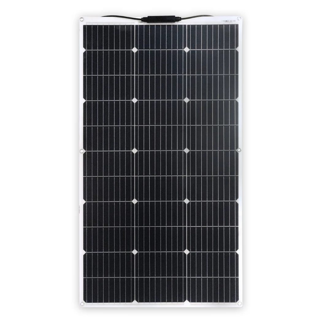 Y&H Solar Panels 100W Flexible Portable Solar Cell Solar Plate Kit for RV Car Home Solar System