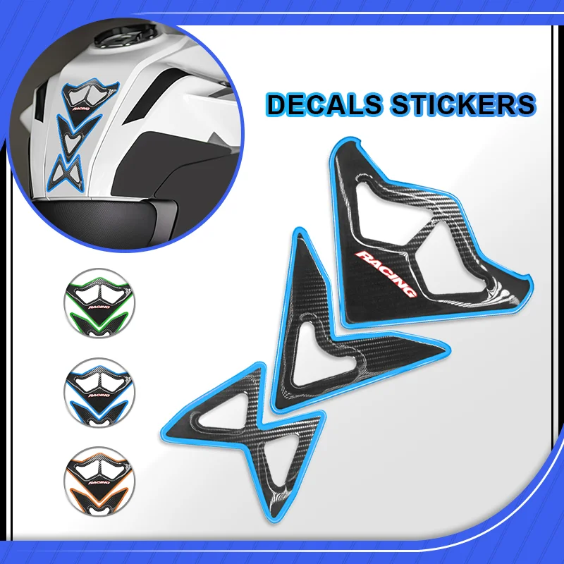 For tracer7/GT 9GT TRACER 700/GT 900/GT FAZER FZ1 FZ6 FZ8 Motorcycle 3D Fuel Tank Pad Sticker Tank Protector Decal sticker