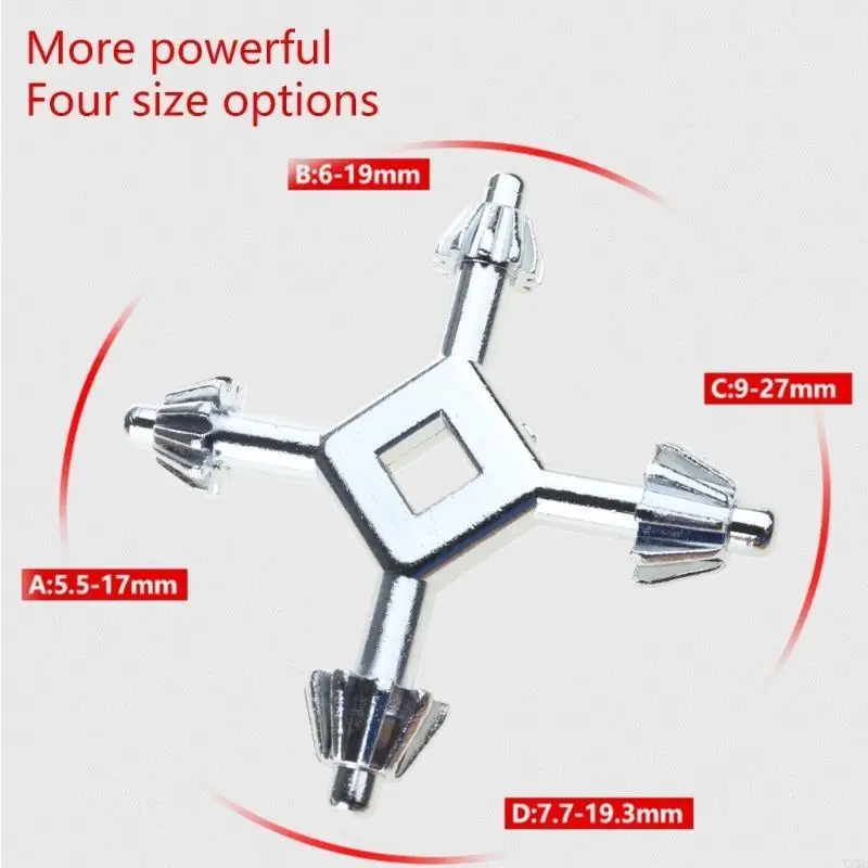 Máy khoan thiết yếu 4 cách Chuck Key Handheld Cờ lê cho hàng ngày và sử dụng khẩn cấp Y4QC