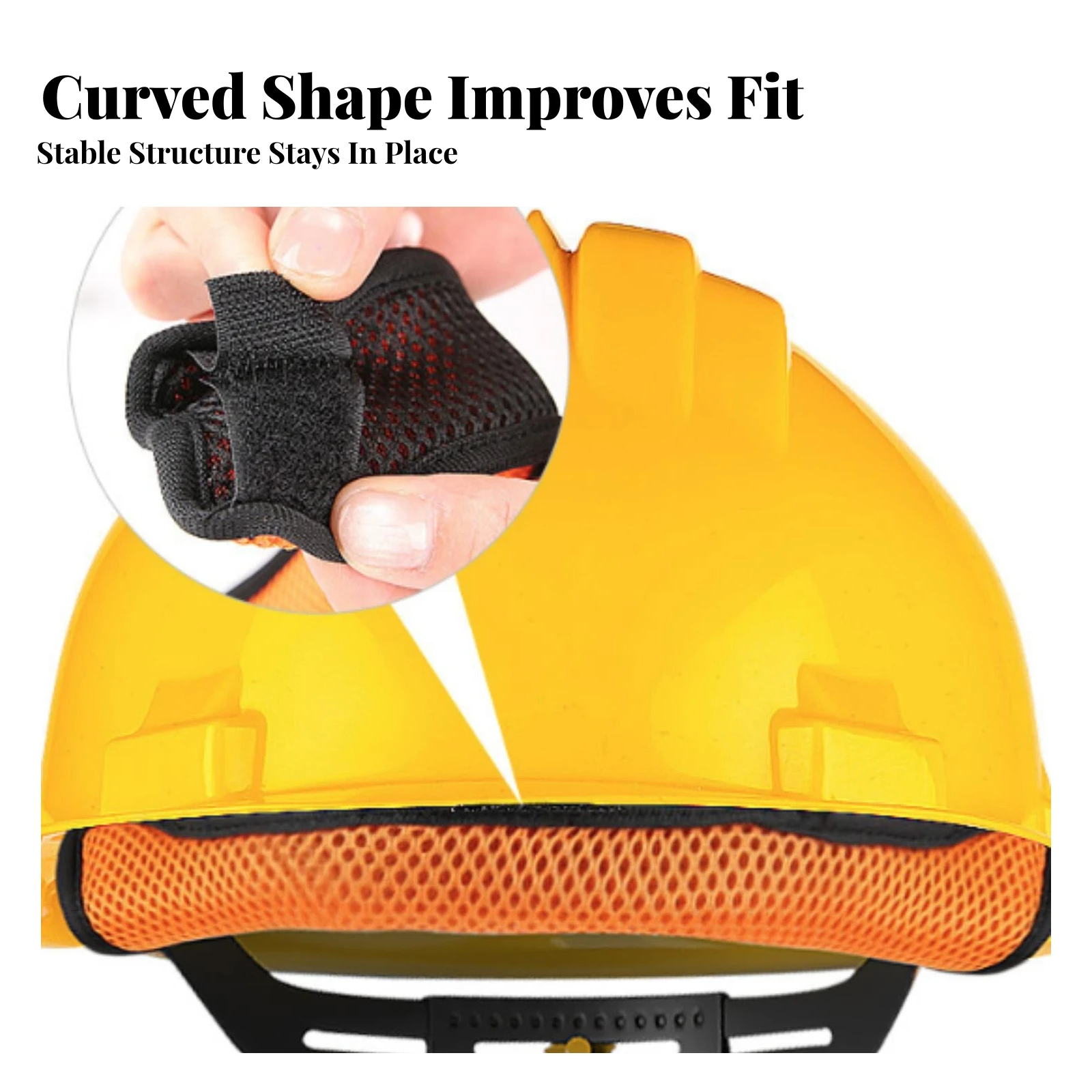 

Friction Reducing Helmet Sweatband Liner Pad Safety Gear Washable Breathable Mesh Helmet Sweat Pad Sweatband Liner