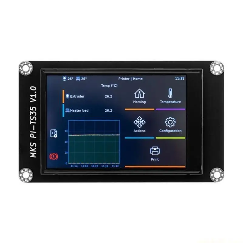 

Плата управления MKS V1.1 DC12/24V 15W PI-TS35 Экран Модернизированный ЖК-экран