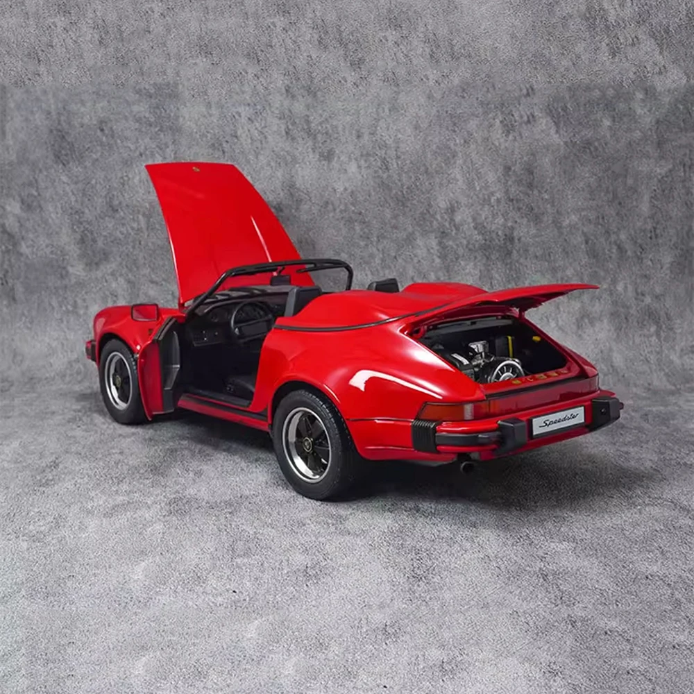 Schuco 1:12 911 Speedster rouge Convertible voiture de sport Simulation alliage moulé sous pression modèle de voiture