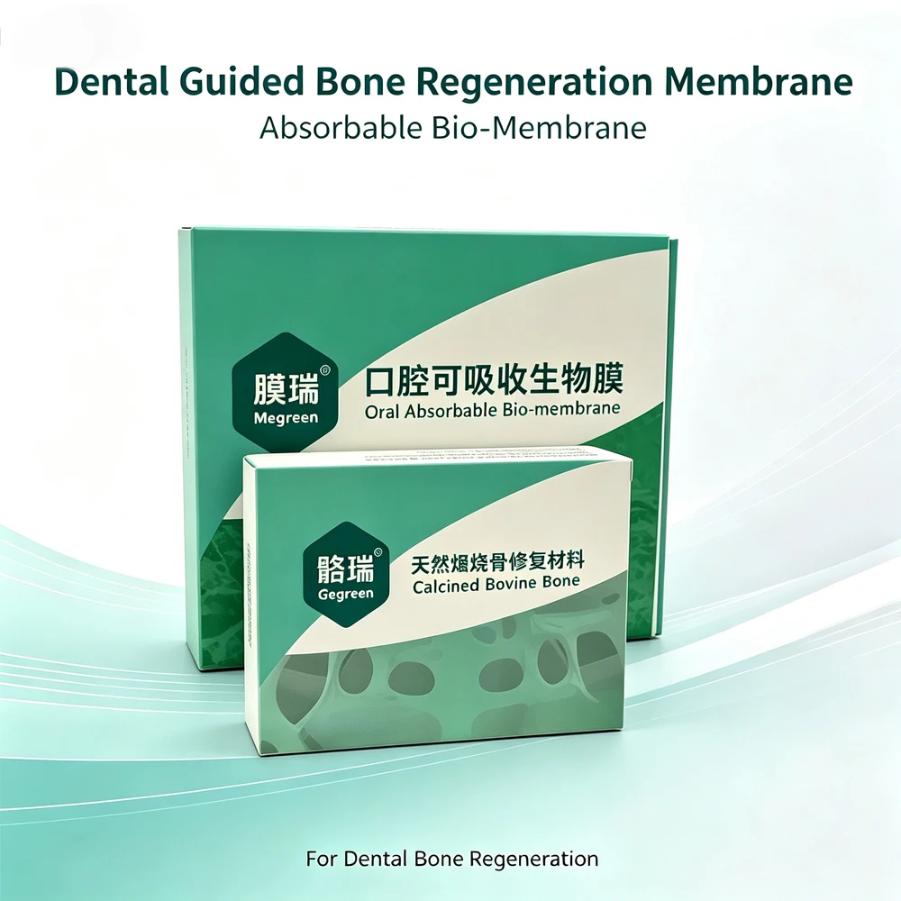 Dental Guided Bone Regeneration Membrane For Dental Implant Surgery Absorbable GBR Biofilm Bone Meal Oral Restoration Material