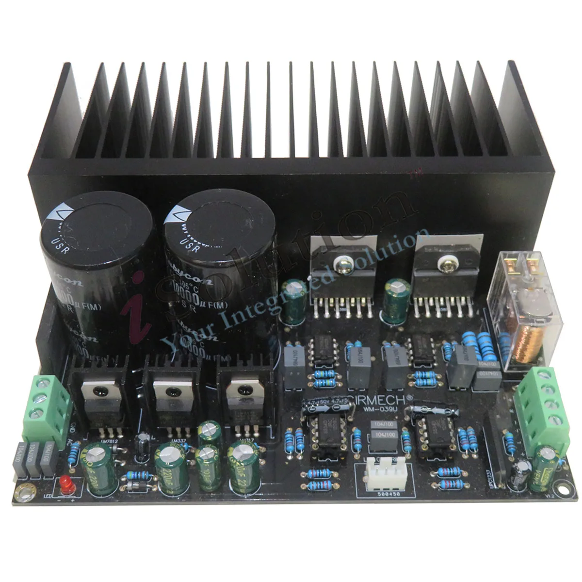 LM3886 Мощный стерео 2,0 плата усилителя DC Servo PCB Готовая плата DIY KIT