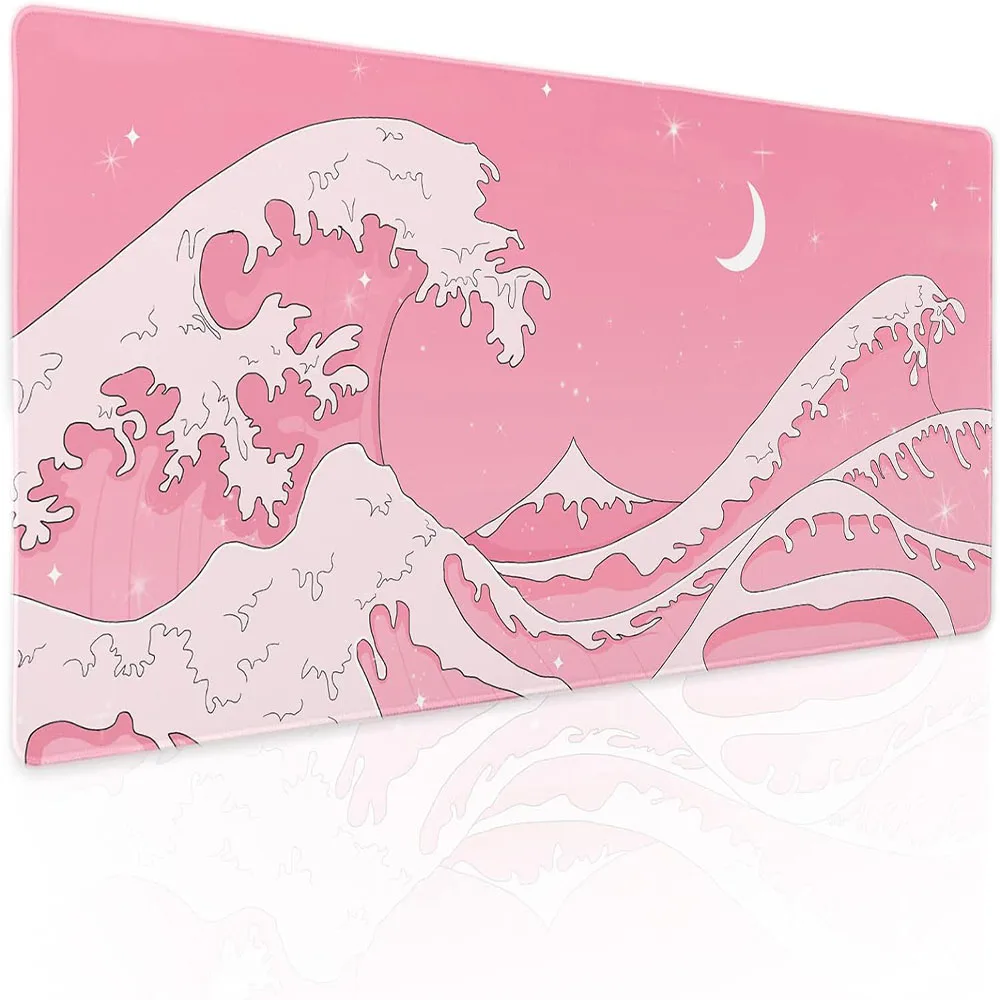 

Pink Art Mouse Pad Kawaii Gaming Anime Mouse Mats Setup Gamer Accessories Table Rug Deskmat Mat Pad on The Table Keyboard Pad