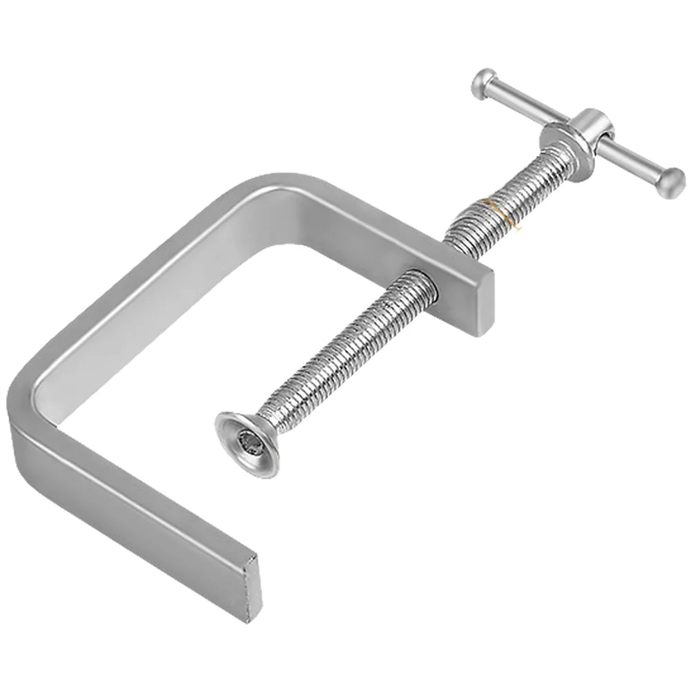 Woodworking C Clamp Set 50mm to 100mm Range Thickened Alloy Body T Handle Smooth Operation for Furniture Building