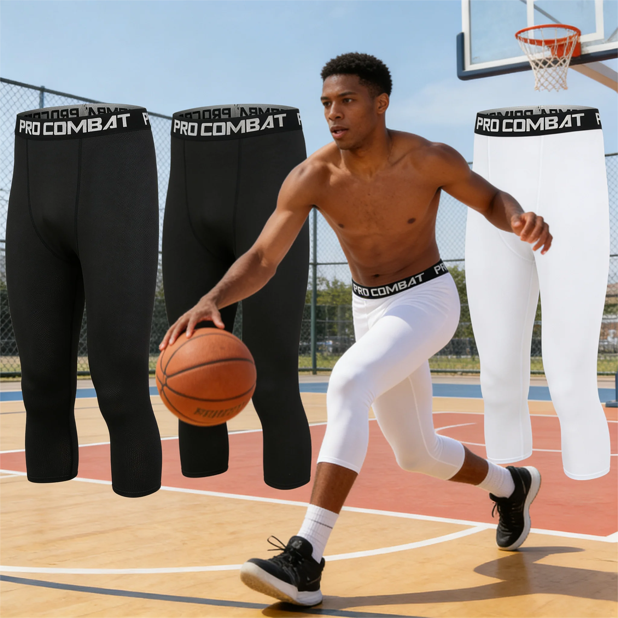 

Winter Men Thermal Underwear Man Fleece Leggings Tights Warm Long Pants Thermo Compression Pants Bottoms Tights Men Clothes 3XL