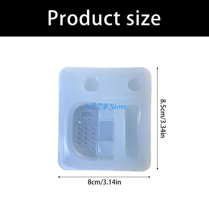 T21F قالب هاتف من السيليكون للخبز الإبداعي للحرف اليدوية المصنوعة من الراتينج لصنع المجوهرات قالب تزيين الكعك القابل لإعادة